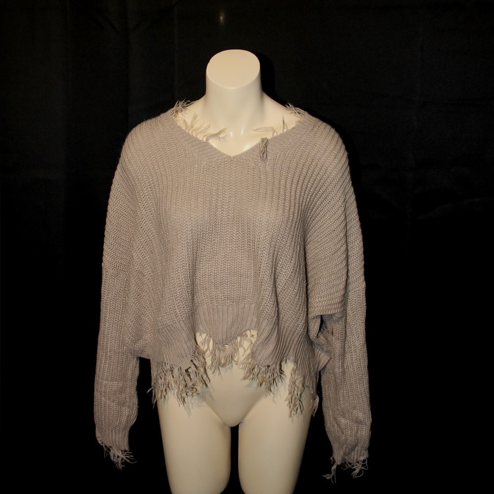 Distressed Sweater - Picture 2 of 5